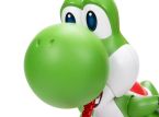 Yeni Yoshi oyuncak, meyveyi diliyle yakalayarak &ouml;nceki oyma yumurtasını g&ouml;lgede bırakıyor
