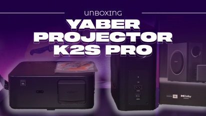 Yaber Projector K2s Pro - kutudan çıkarma